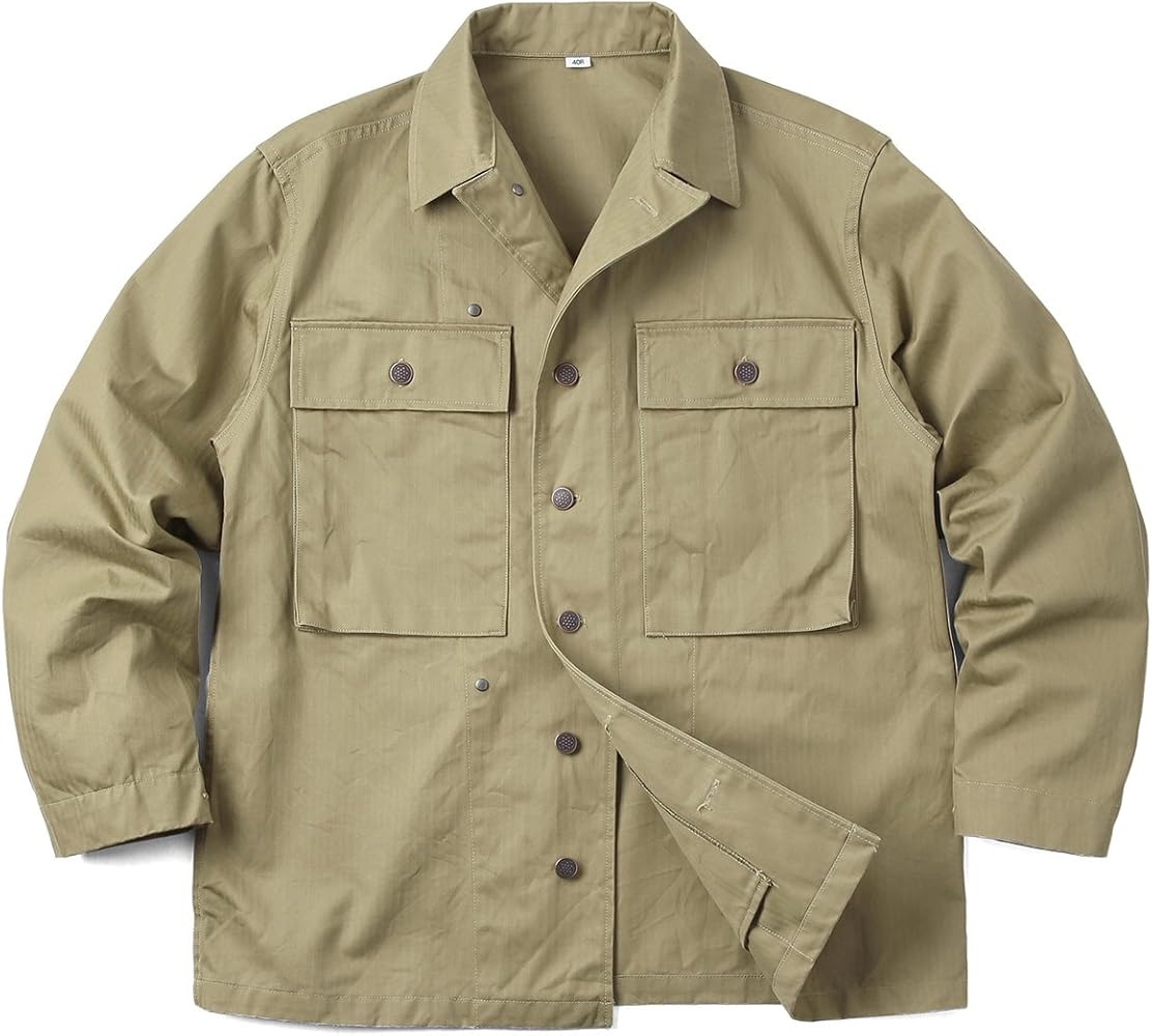 Amazon.co.jp: [WAIPER] inc 忠実復刻 米軍 U.S.ARMY M-43 HBT