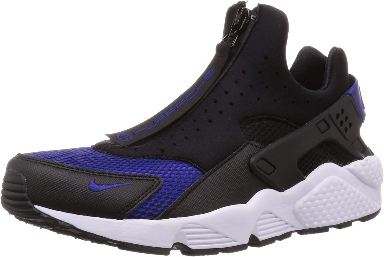 Nike Mens Air Huarache Run EXT Zip Trainers Zipper Sneakers Black