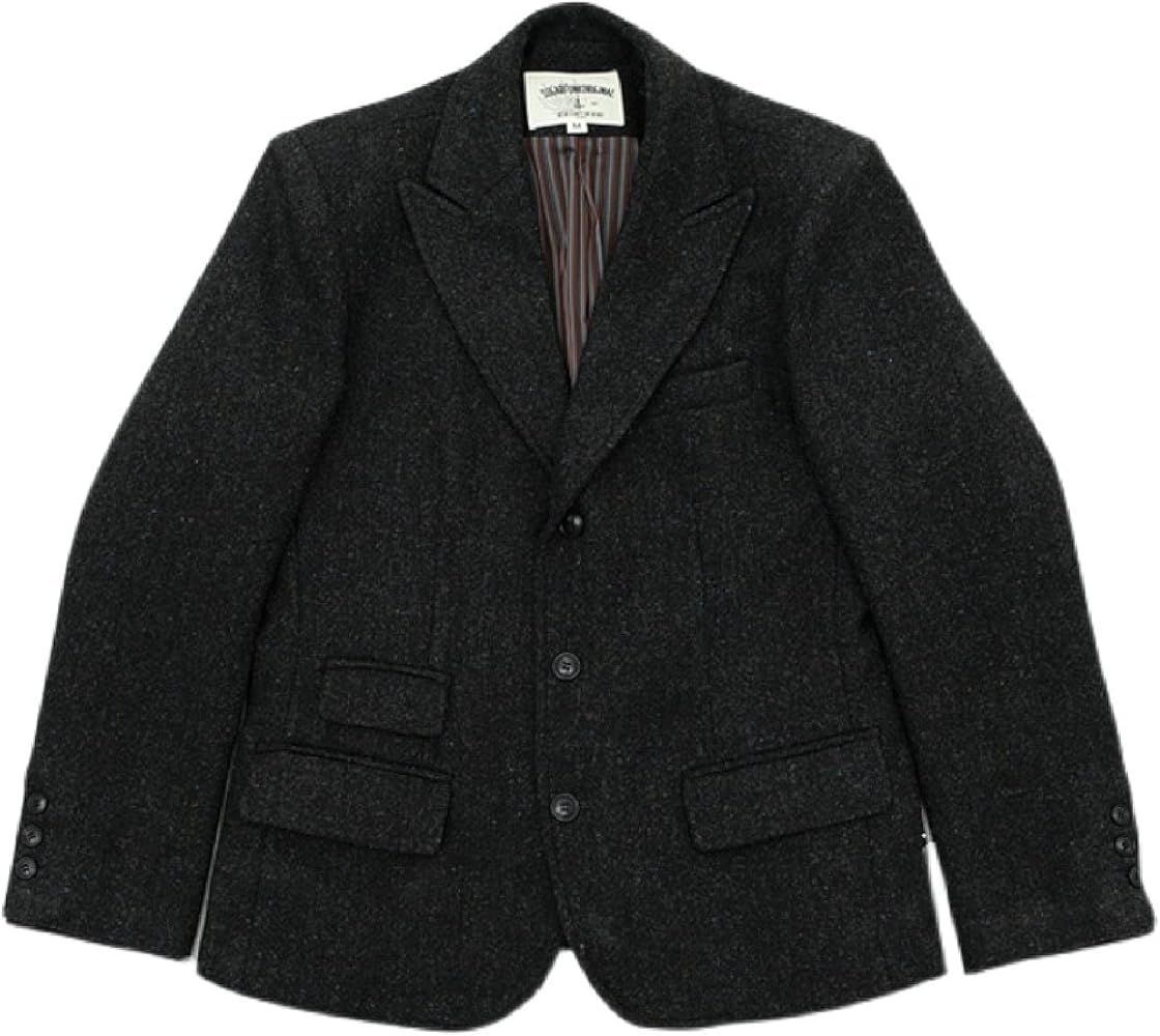 Amazon | 1920's アメリカン 復刻 ネップ クラシック ツイード ウール