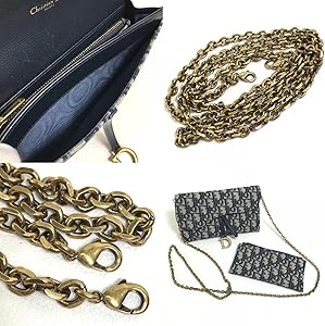 Amazon | [Dior] (ディオール) オブリーク ジャカード サドル チェーン