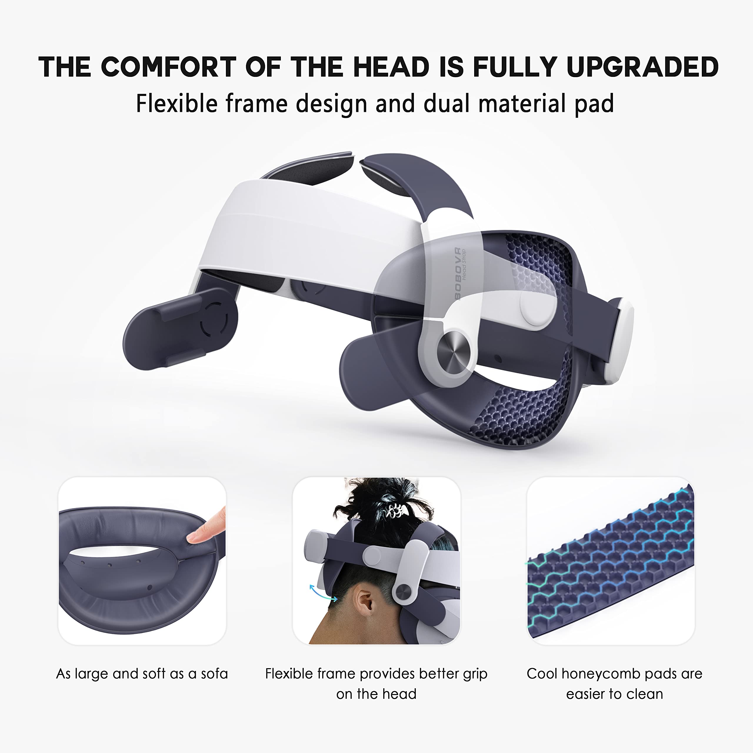 Amazon.com: BOBOVR M2 Plus Head Strap,Compatible with Meta Quest 2