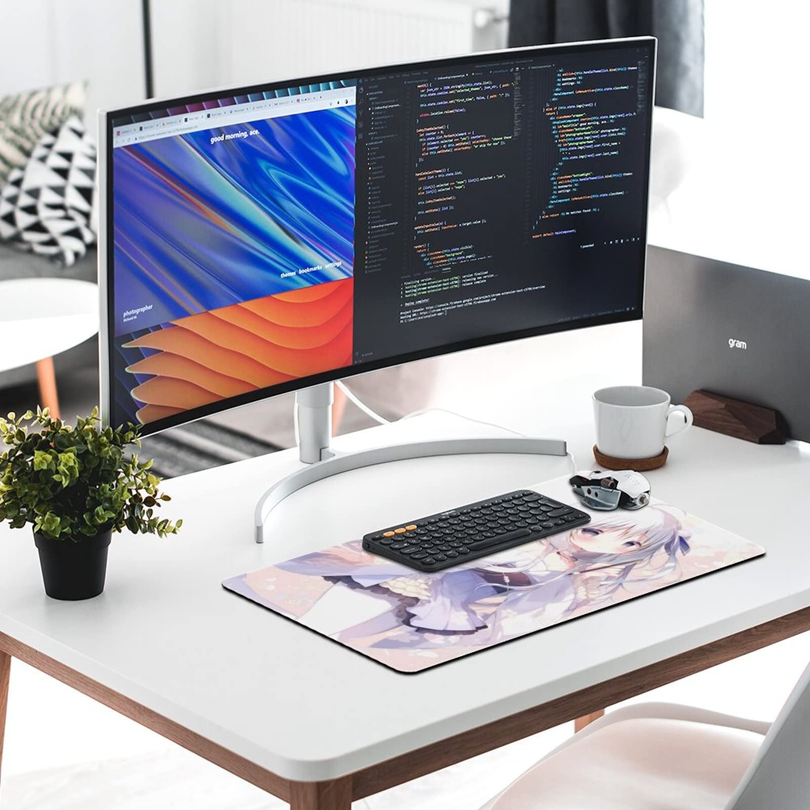 Amazon.co.jp：マウスパッド ゲーミングマウスパッド しらたま アニメ