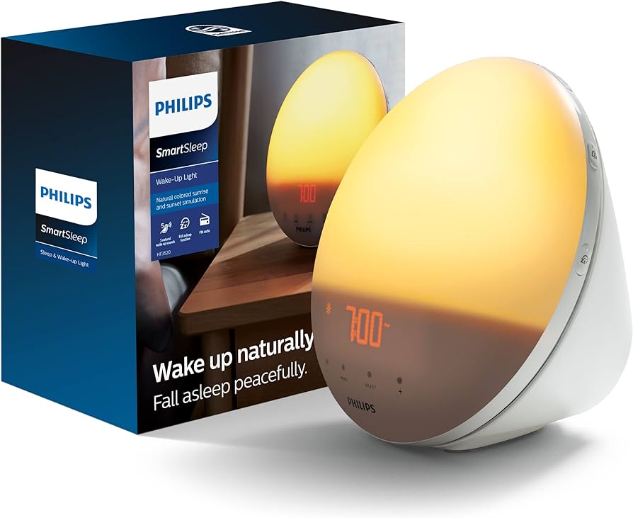 Amazon.com: Philips SmartSleep Wake-up Light, Colored Sunrise and