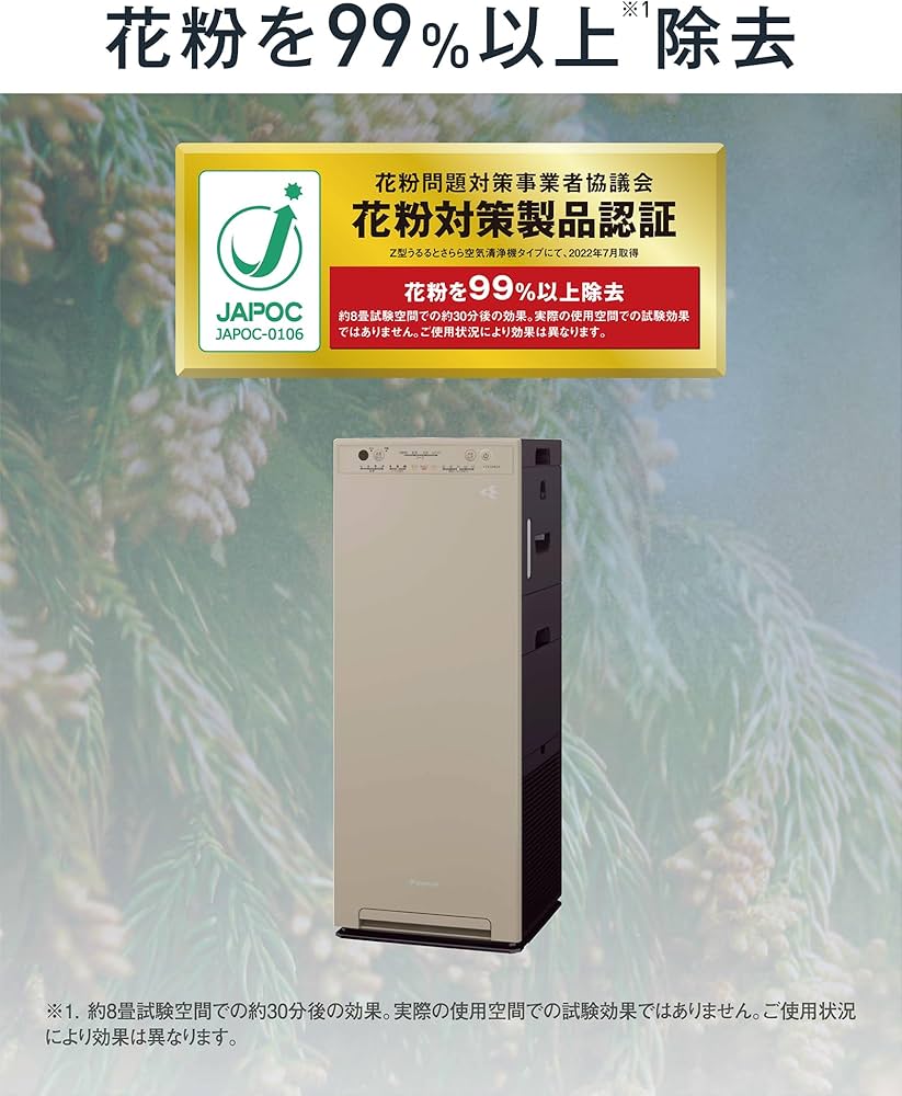 Amazon.co.jp: ダイキン 加湿 空気清浄機 MCK55Z-T【ペットのニオイ