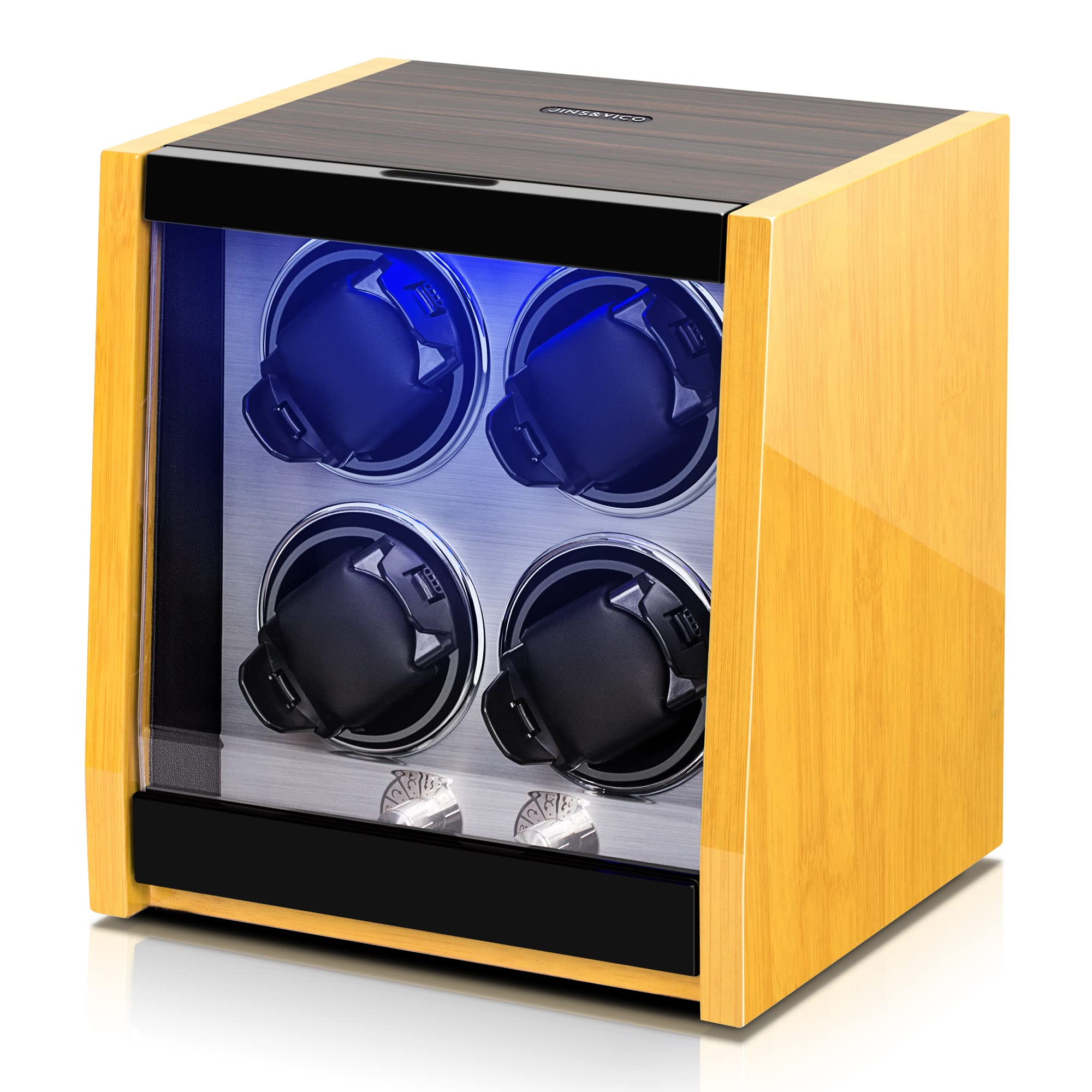 Amazon.co.jp: ワインディングマシーン 4本巻き上げ 腕時計自動