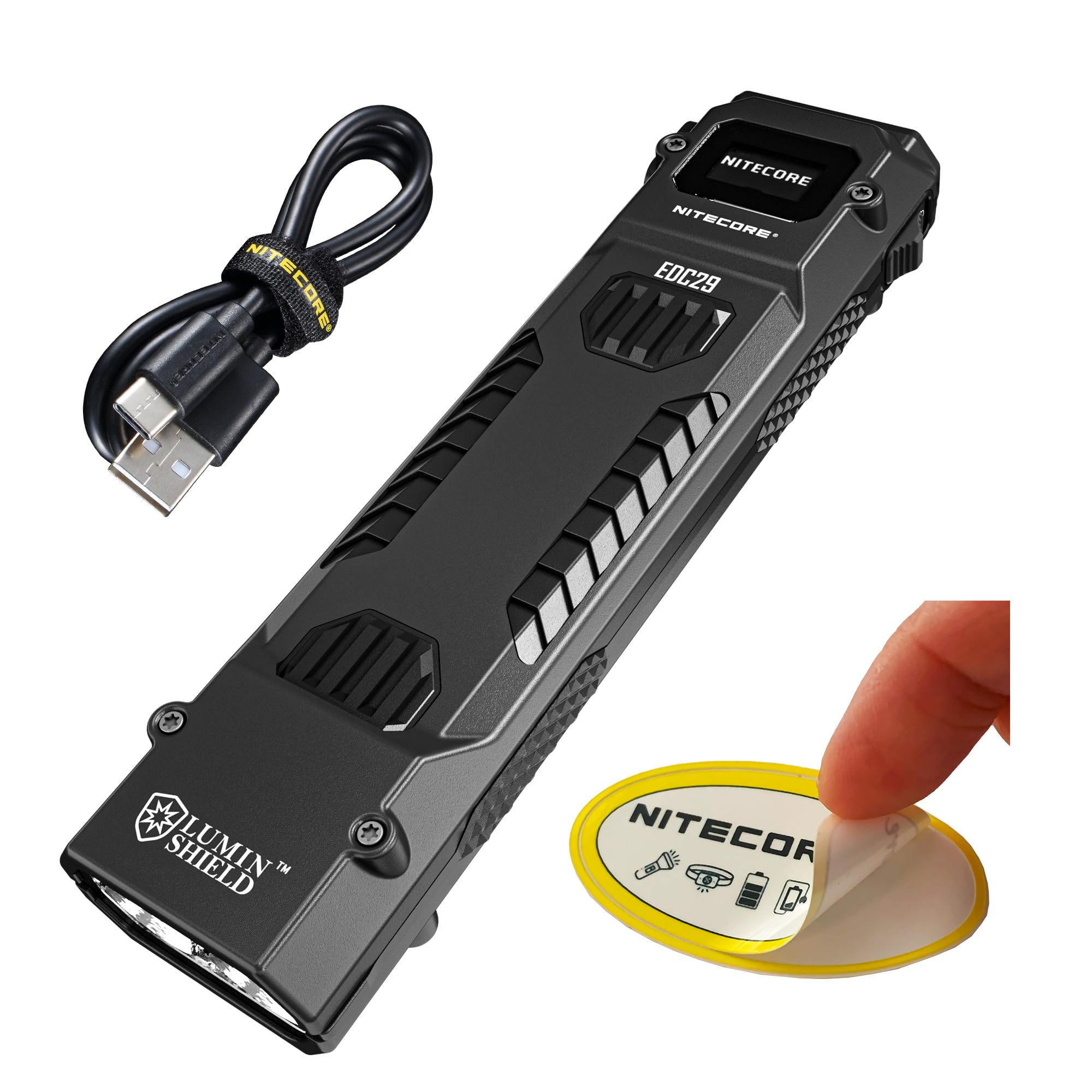 Amazon.co.jp: Nitecore EDC29 EDC タクティカル懐中電灯、6500