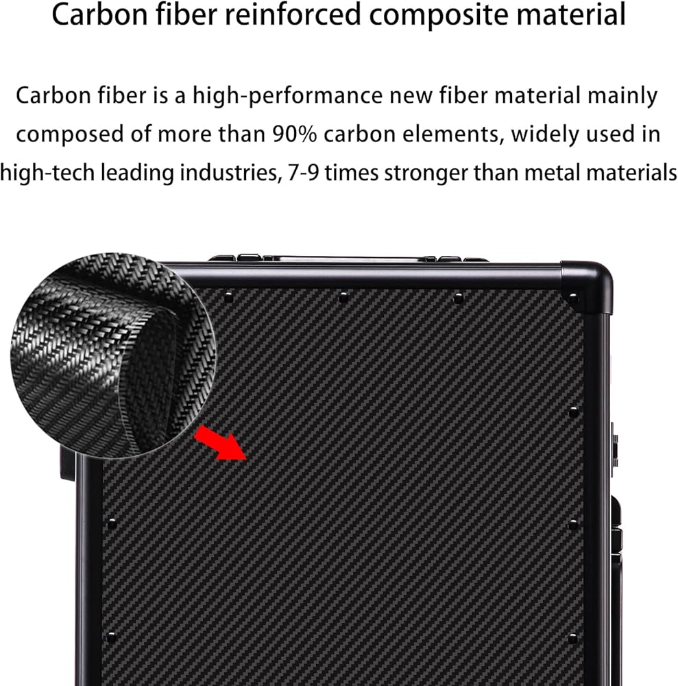 Amazon.com | XZSP AISU Carbon Fiber Carry-on Luggage TSA Customs