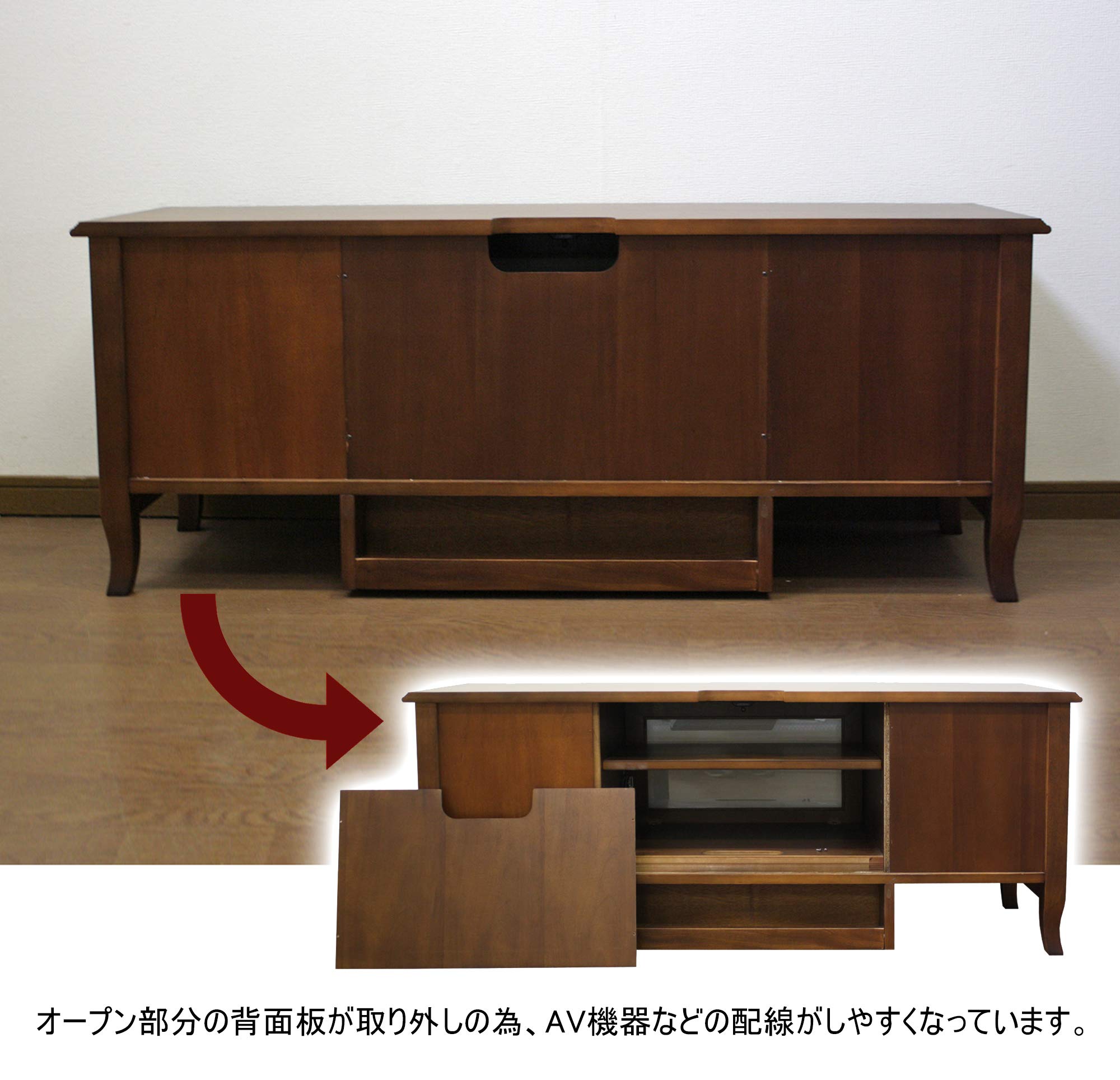 Amazon｜東海家具 ベネチア 120cm幅 TVボード｜ローボード・テレビ台