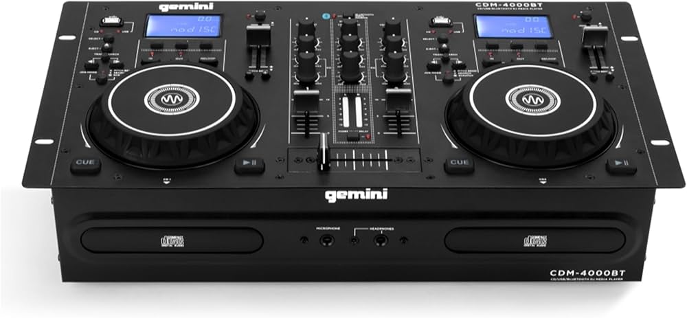 Gemini Sound CDM-4000BT Suporte Bluetooth Streaming Profissional