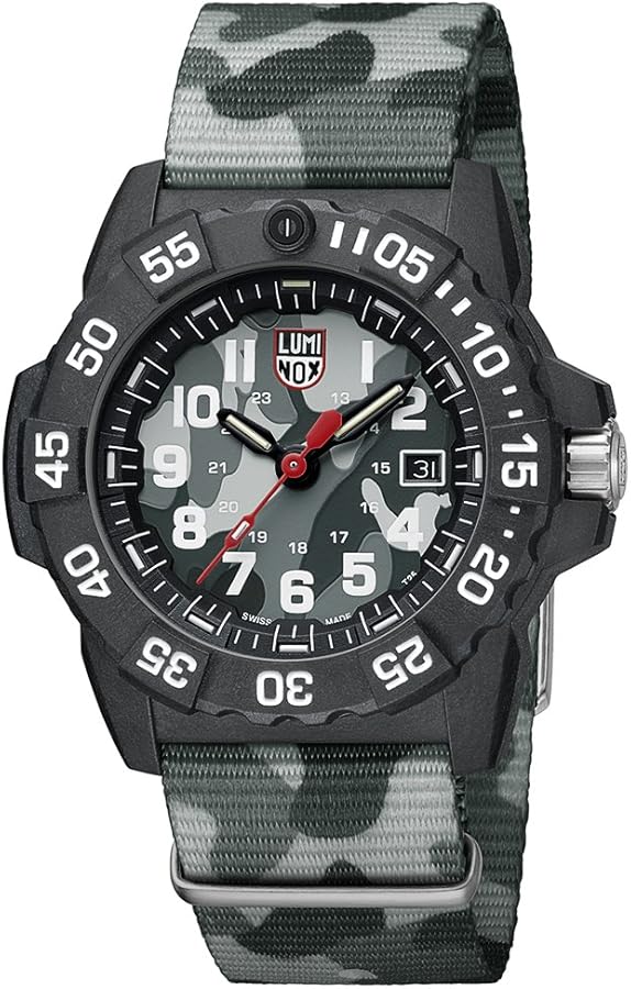 Amazon | Luminox Navy Seal メンズウォッチ ブラックケース 迷彩