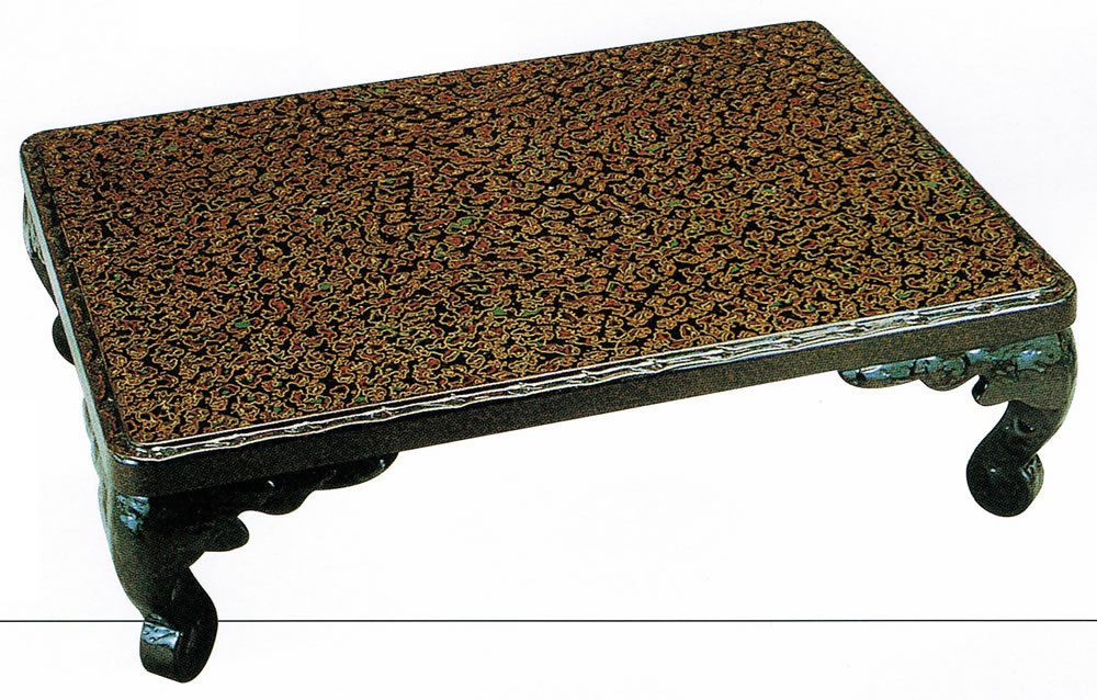 Amazon | 【木製漆塗り】本堆朱 5尺古代型鶴足 座卓 | うつわ日和