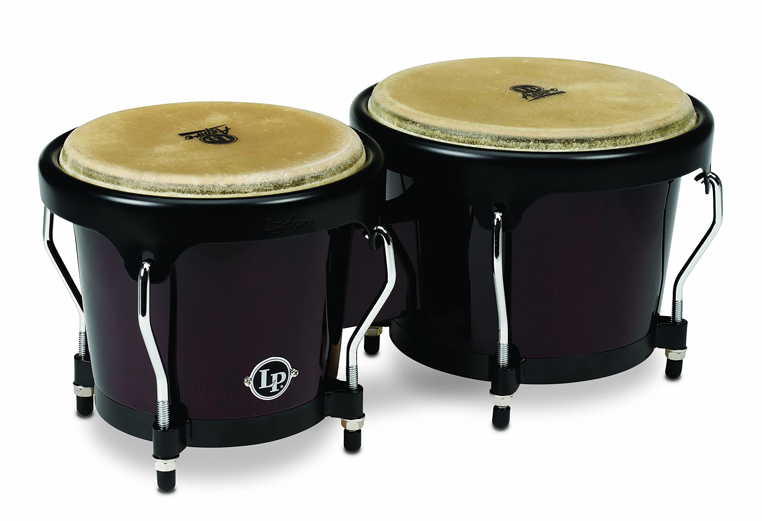 Amazon | LP エルピー ボンゴ Aspire Wood Bongos Black Hardware