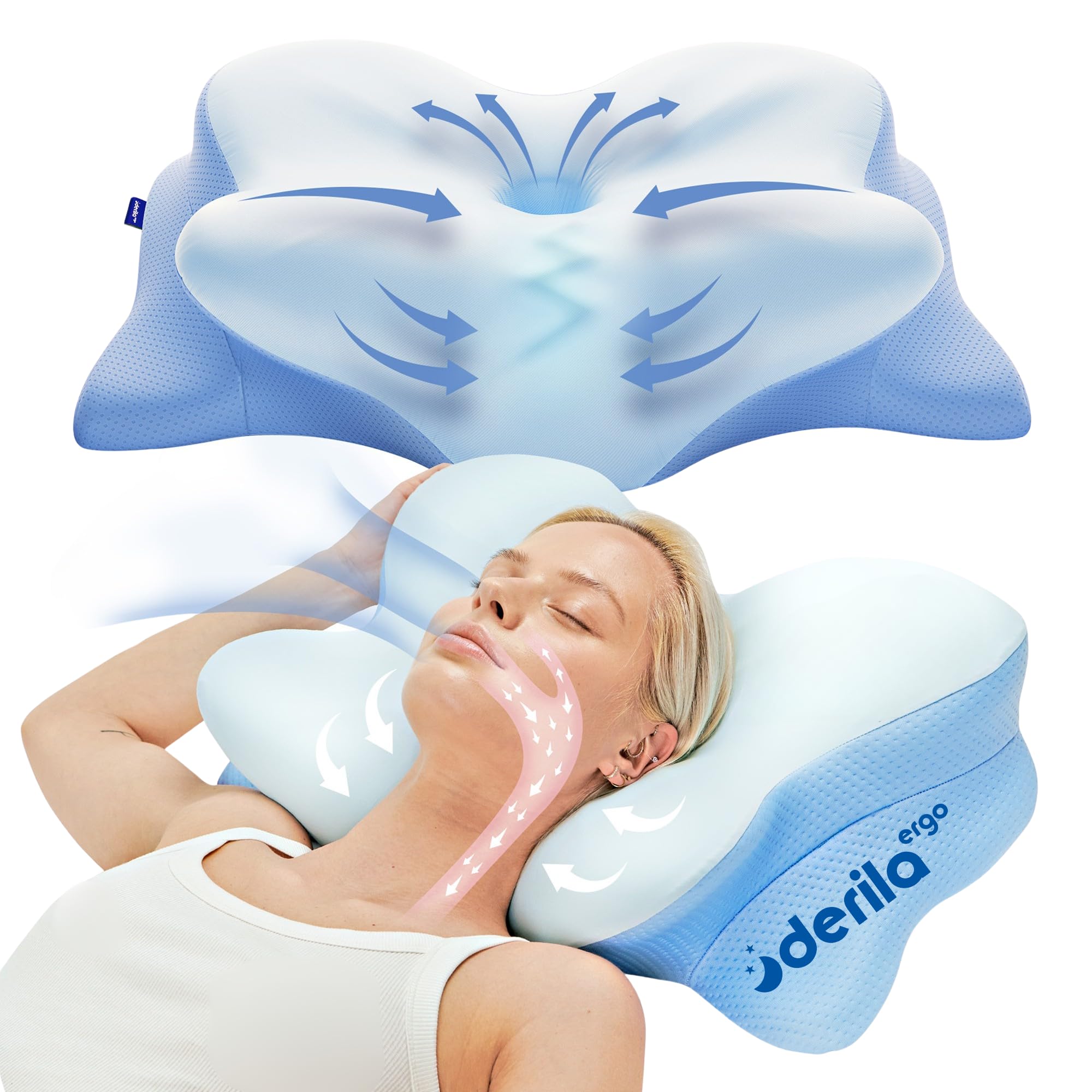 Amazon.com: Derila Ergo Cervical Neck Pillow for Sleeping Pillow