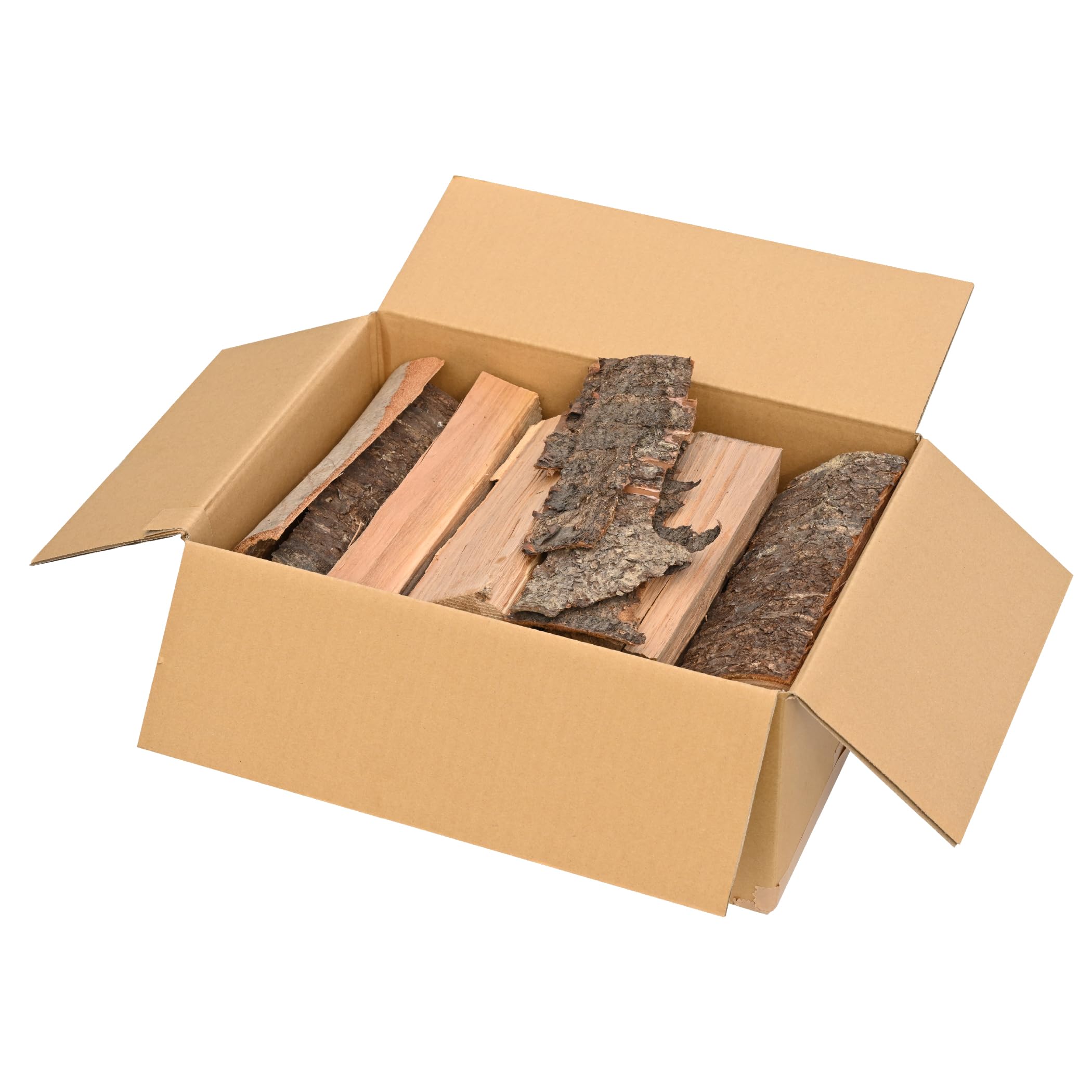 Amazon.co.jp: 【お試しに最適】みんなの薪 小サイズ 広葉樹ミックス