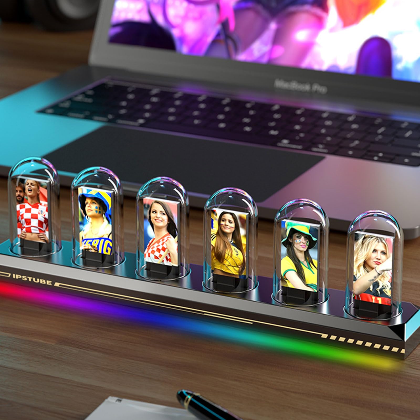 Amazon.co.jp: BRIMFORD ニキシー管 時計 IPS デジタル管時計 ニキシー