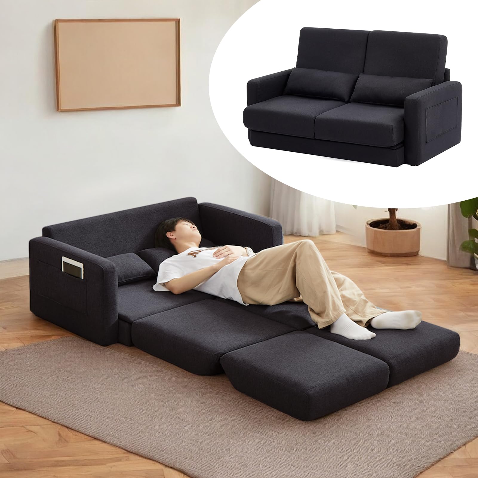 Amazon｜ソファベッド 2人用 多機能ソファベッド 2人 ソファー 2人