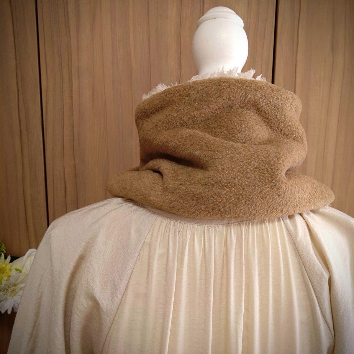 Amazon.co.jp: ミナペルホネンねじり スヌード ハンドメイド ネック