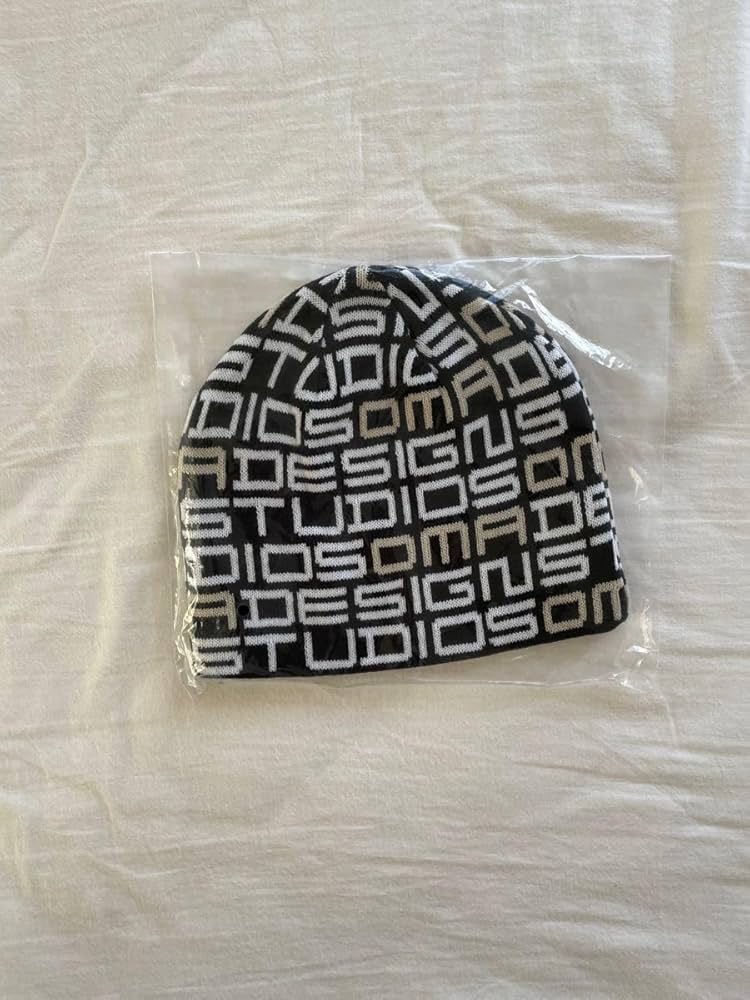 Amazon.co.jp: oMA DESIGN SKULL CAP BLACKビーニー 海外限定