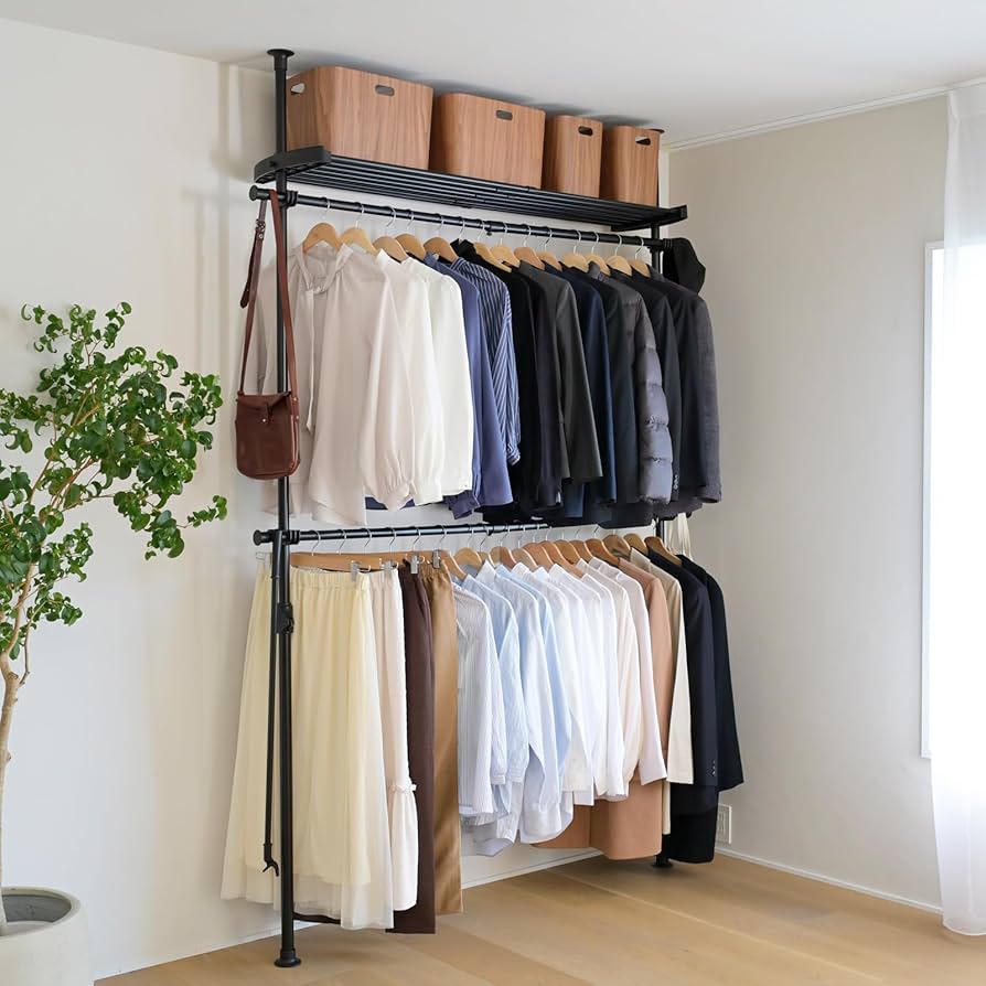 ハンガーラック・ポールハンガー vajyura ハンガーラック・ポール