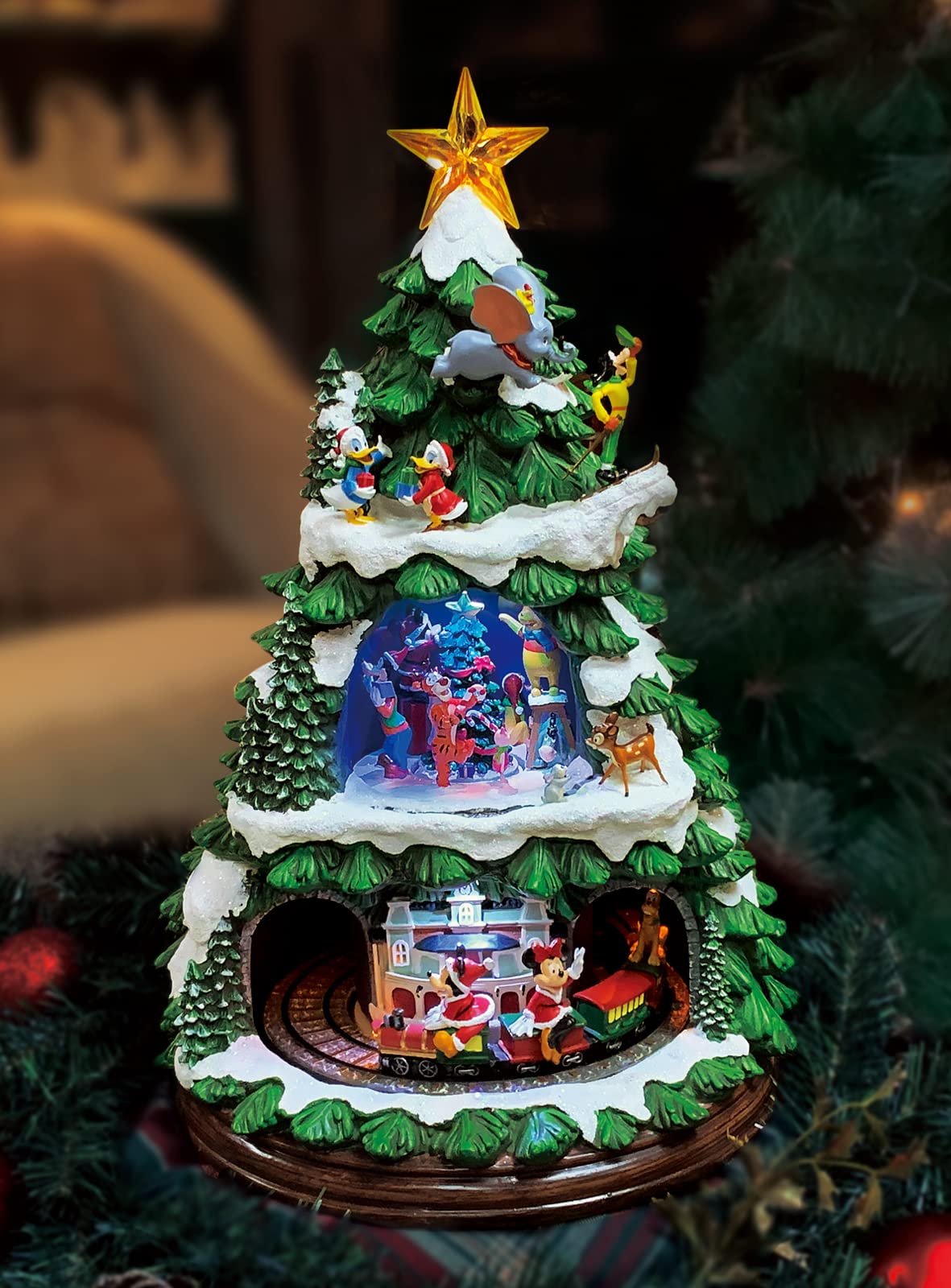 最高級】海外ディズニー クリスマスツリー LEDライト ミュージック