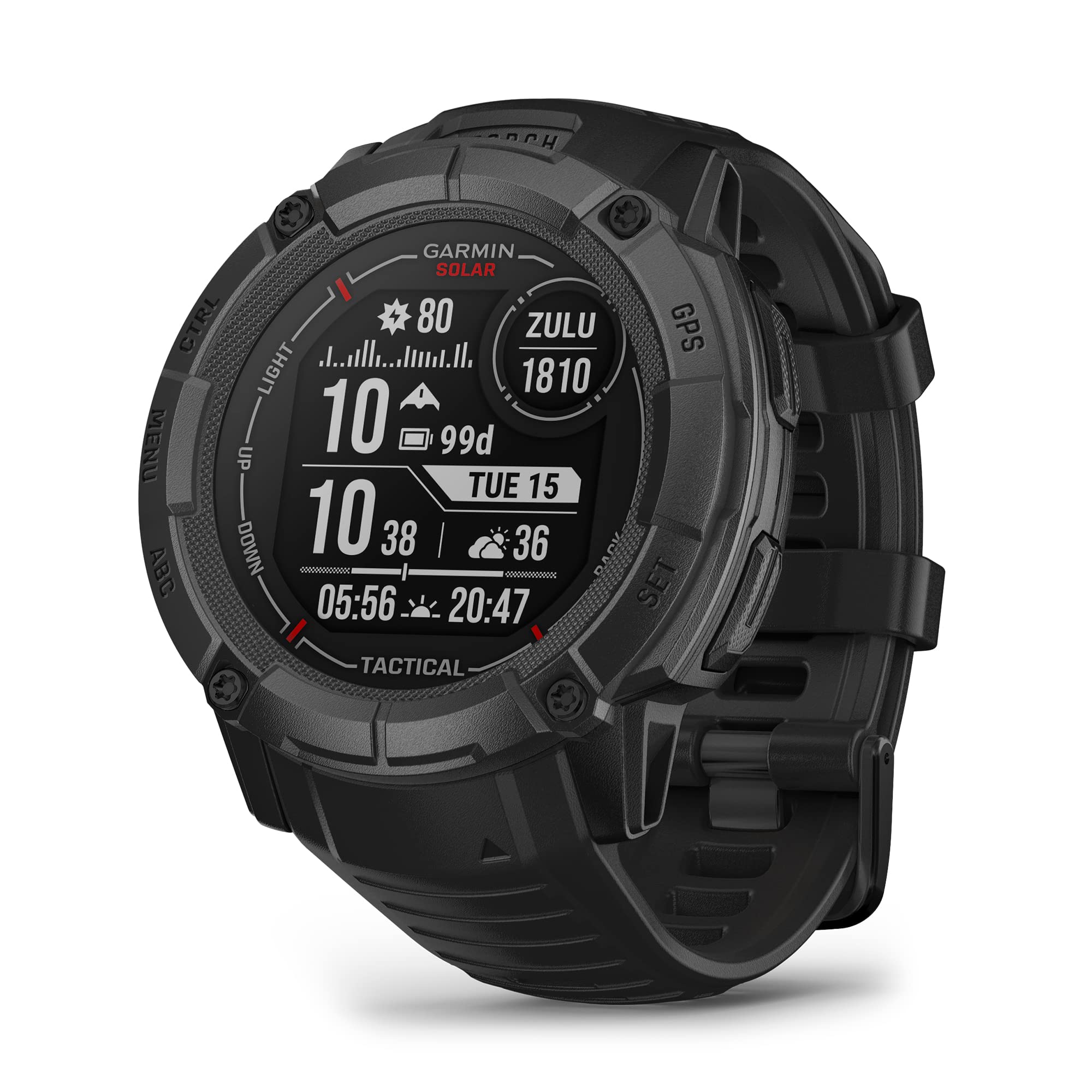 Amazon.com: Garmin Instinct 2X Solar - Tactical Edition, Rugged