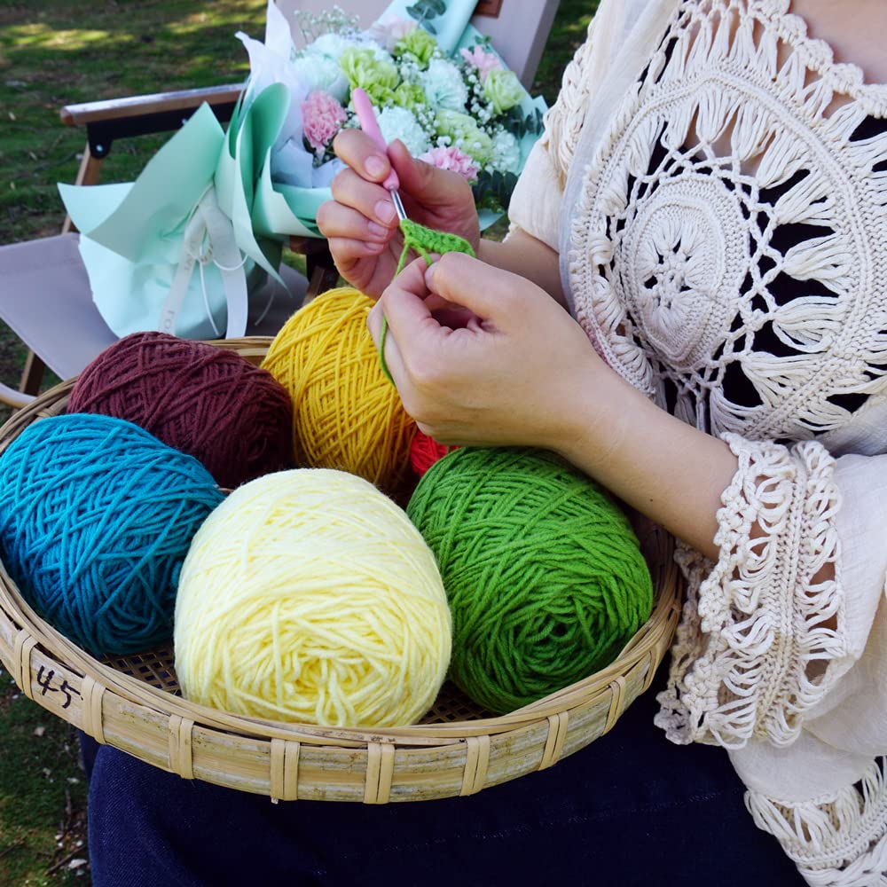 Amazon｜ハンドメイド グラニー スクエア かぎ針編み スロー