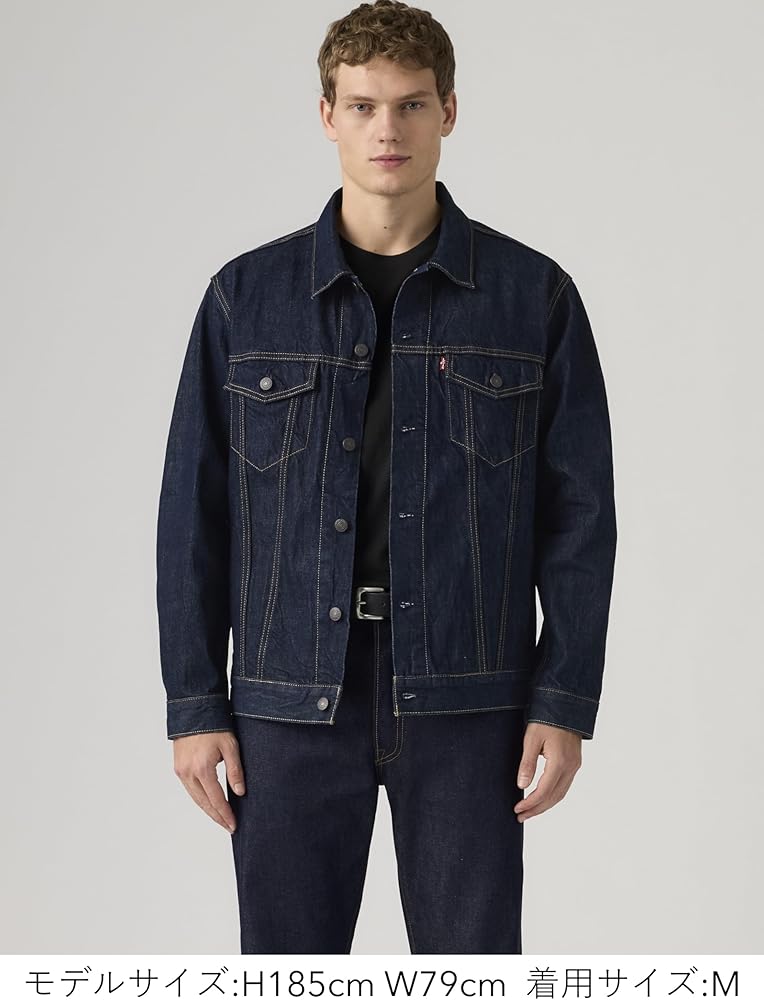 Amazon.co.jp: [リーバイス] デニムジャケット NEW リラックスフィット