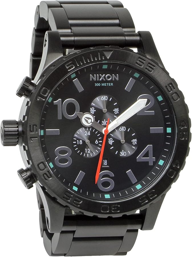 Amazon.co.jp: [ニクソン] NIXON 腕時計 51-30 CHRONO: ALL BLACK