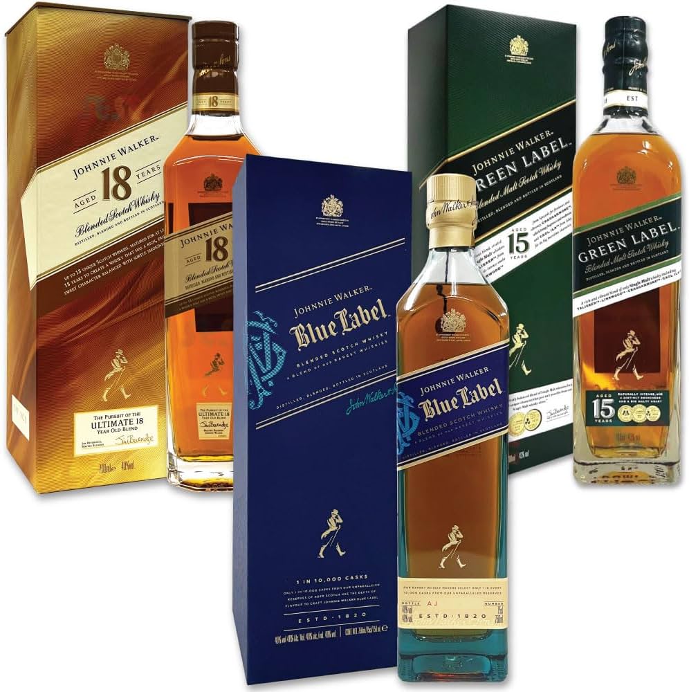 Amazon.co.jp: [正規品] ジョニーウォーカー プレミアム 3本セット