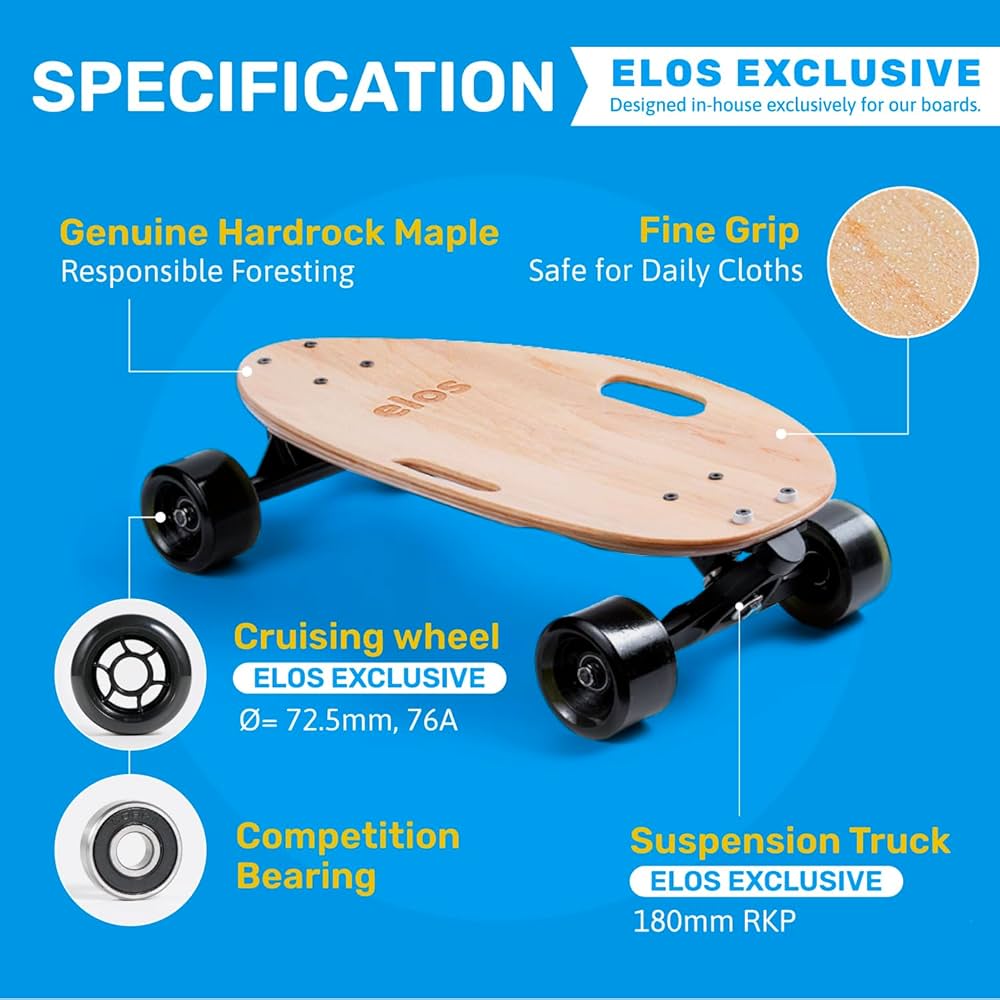 Amazon.com : Elos Mini Cruiser Skateboards Gifts for Teen Boys