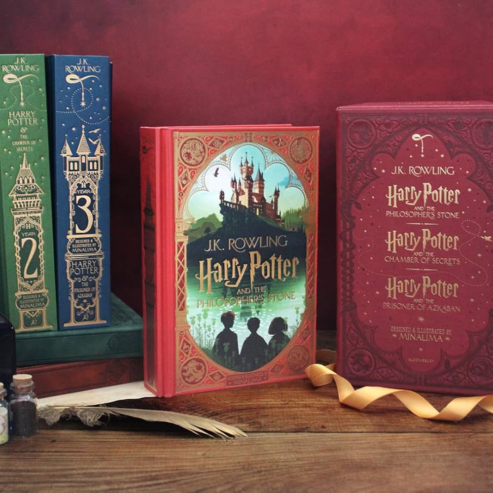 Amazon | Harry Potter 1-3 Box Set: MinaLima Edition | Rowling