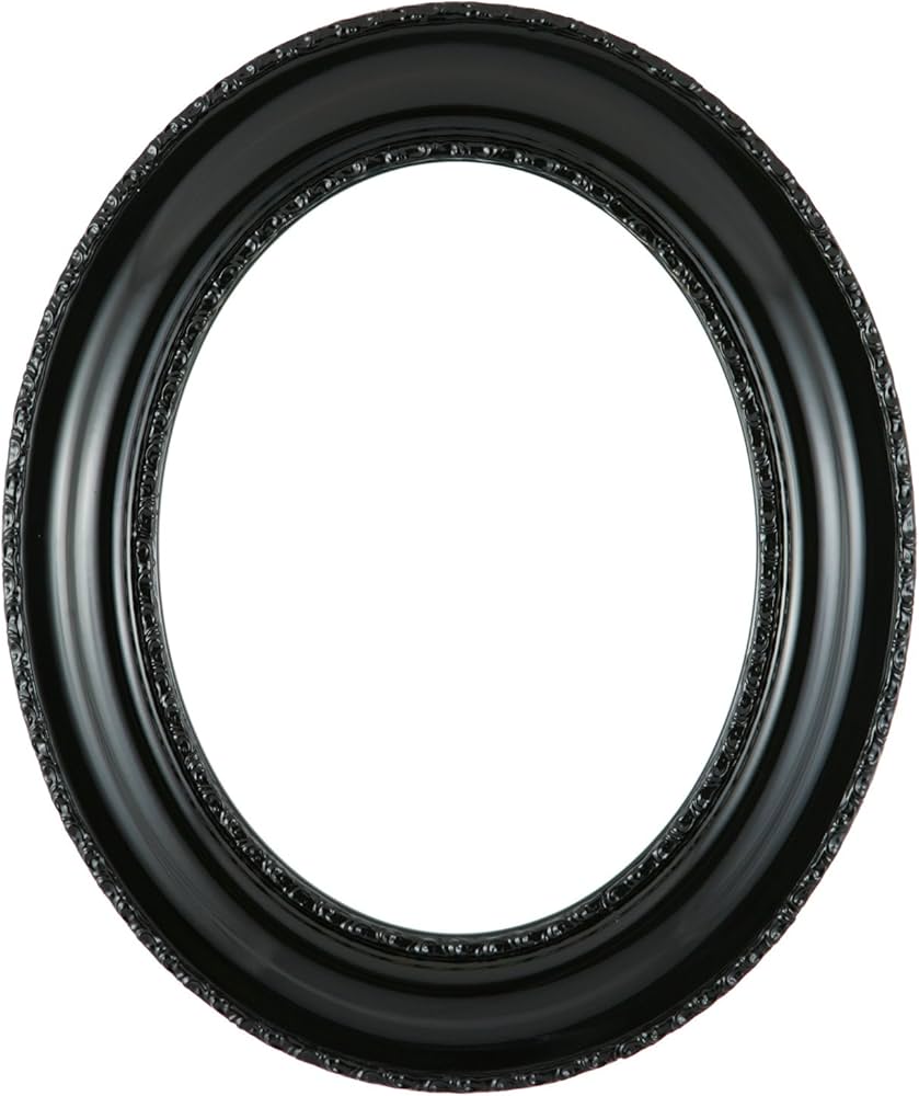 Amazon.com - ArtToFrames 18x24 Inch 452 Oval Frame Gloss Black