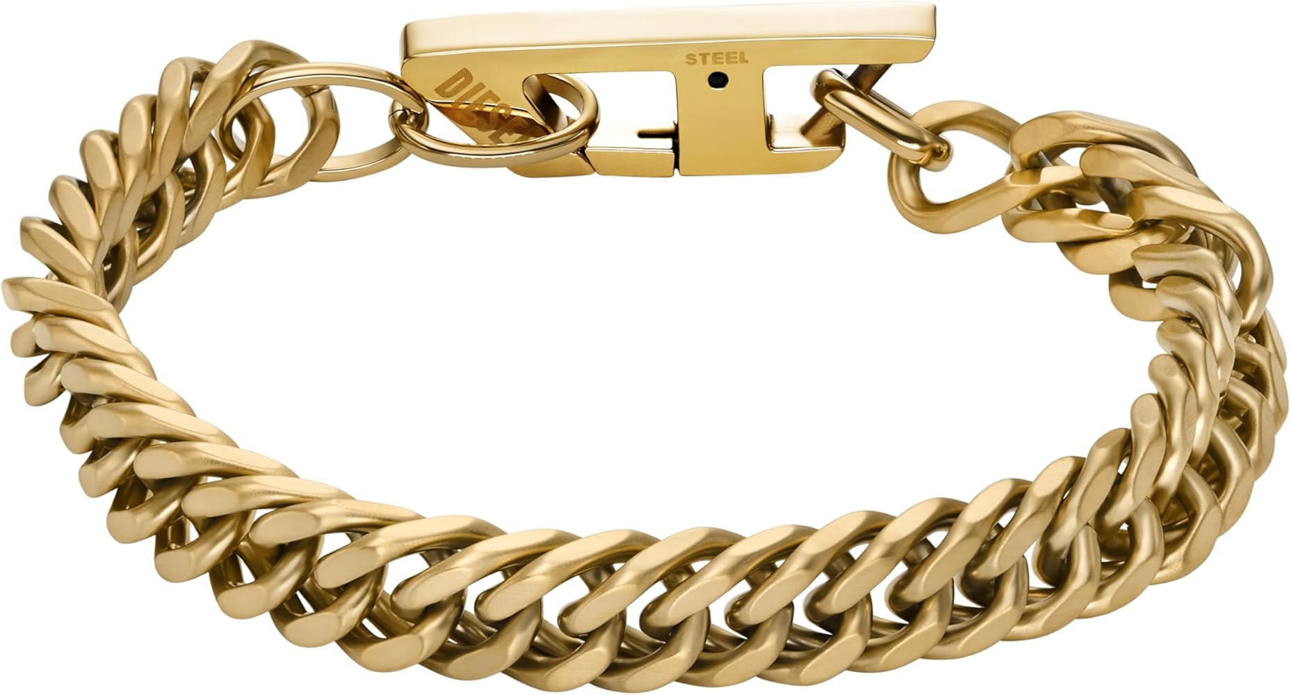 Amazon.co.jp: Diesel メンズ マットゴールド調ステンレススチール