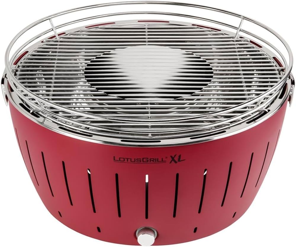 Amazon | ハーフェレジャパン ロータスグリルXL お試し炭付 レッド G