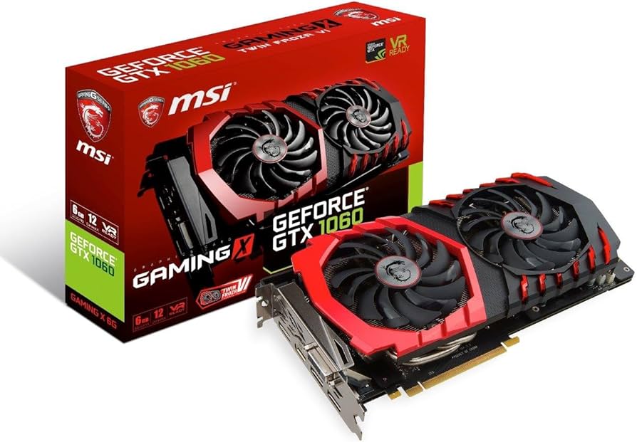Amazon.com: msi Gaming GeForce GTX 1060 6GB GDDR5 DirectX 12 VR
