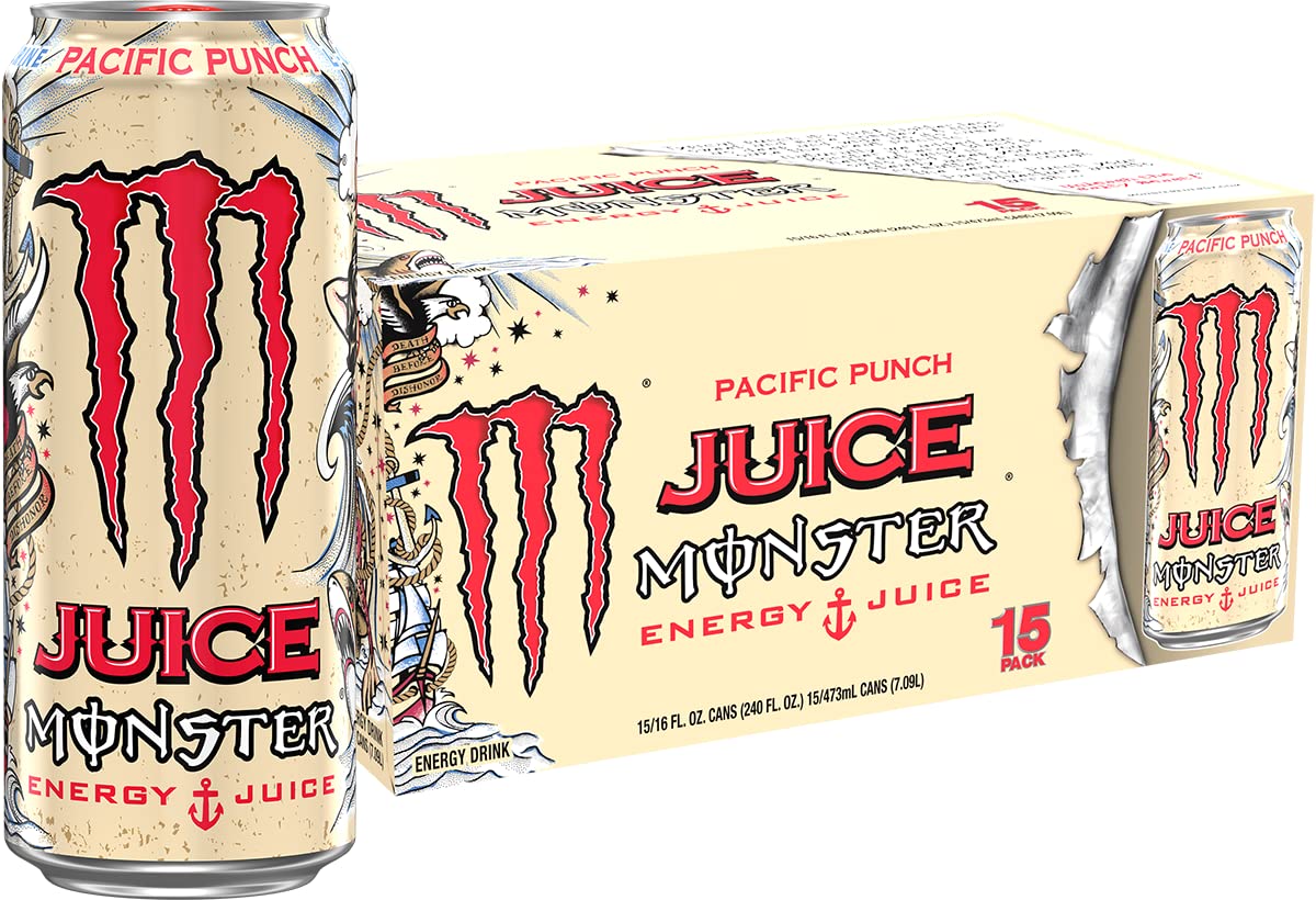 Amazon.com: Monster Energy Juice Monster Pacific Punch, Energy
