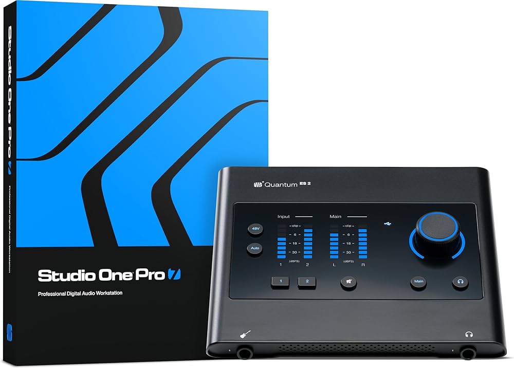 PreSonus Quantum ES 2 USB-C Audio Interface with Studio One Pro
