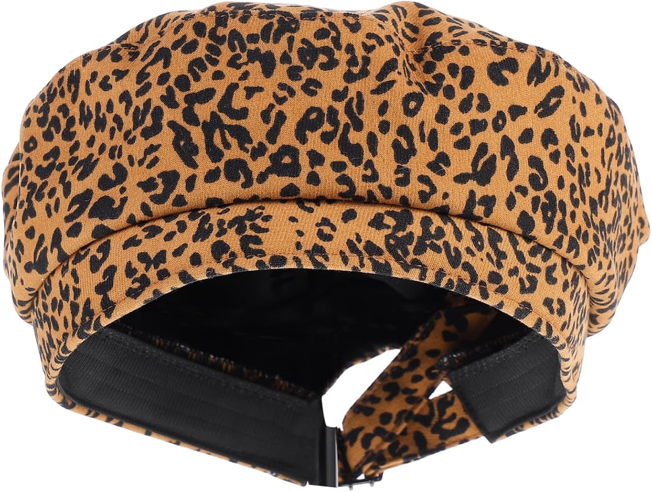 GALPADA Berets Leopard Print Beret Hat Leopard Warm Hat Caps
