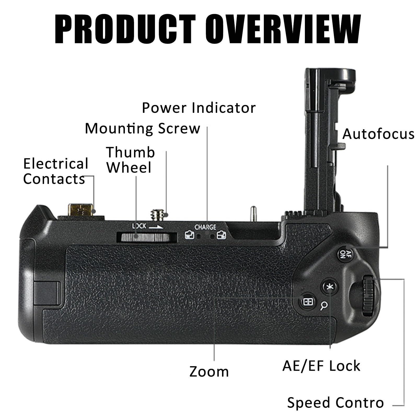 Amazon | HAPPYPOPO EOS R バッテリーグリップ Canon EOS R デジタル