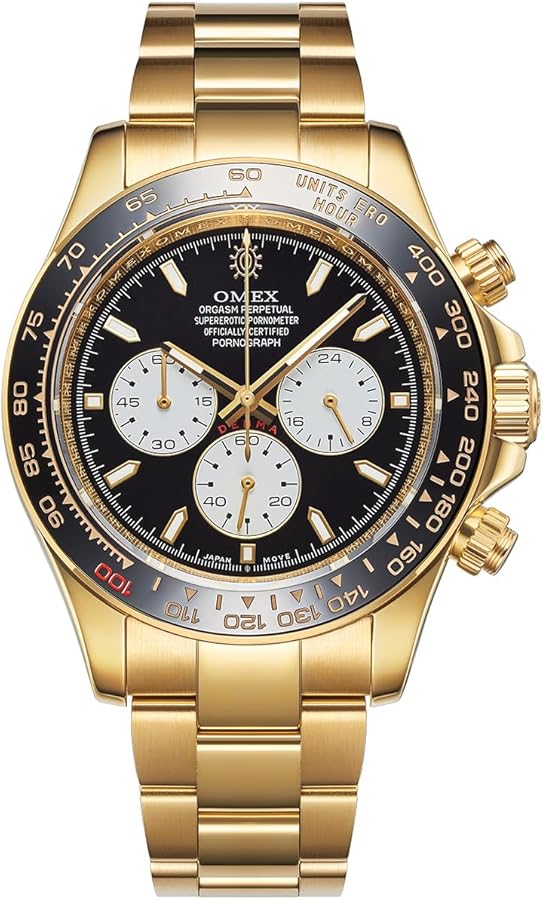 Amazon | OMEX DENMA オメックス デンマ クロノグラフ 男性用 メンズ