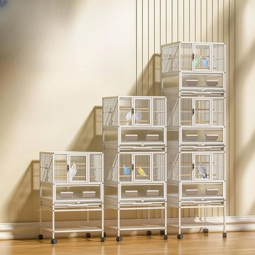 Amazon | 鳥かご 大型のインコケージ金属オウムバードケージ