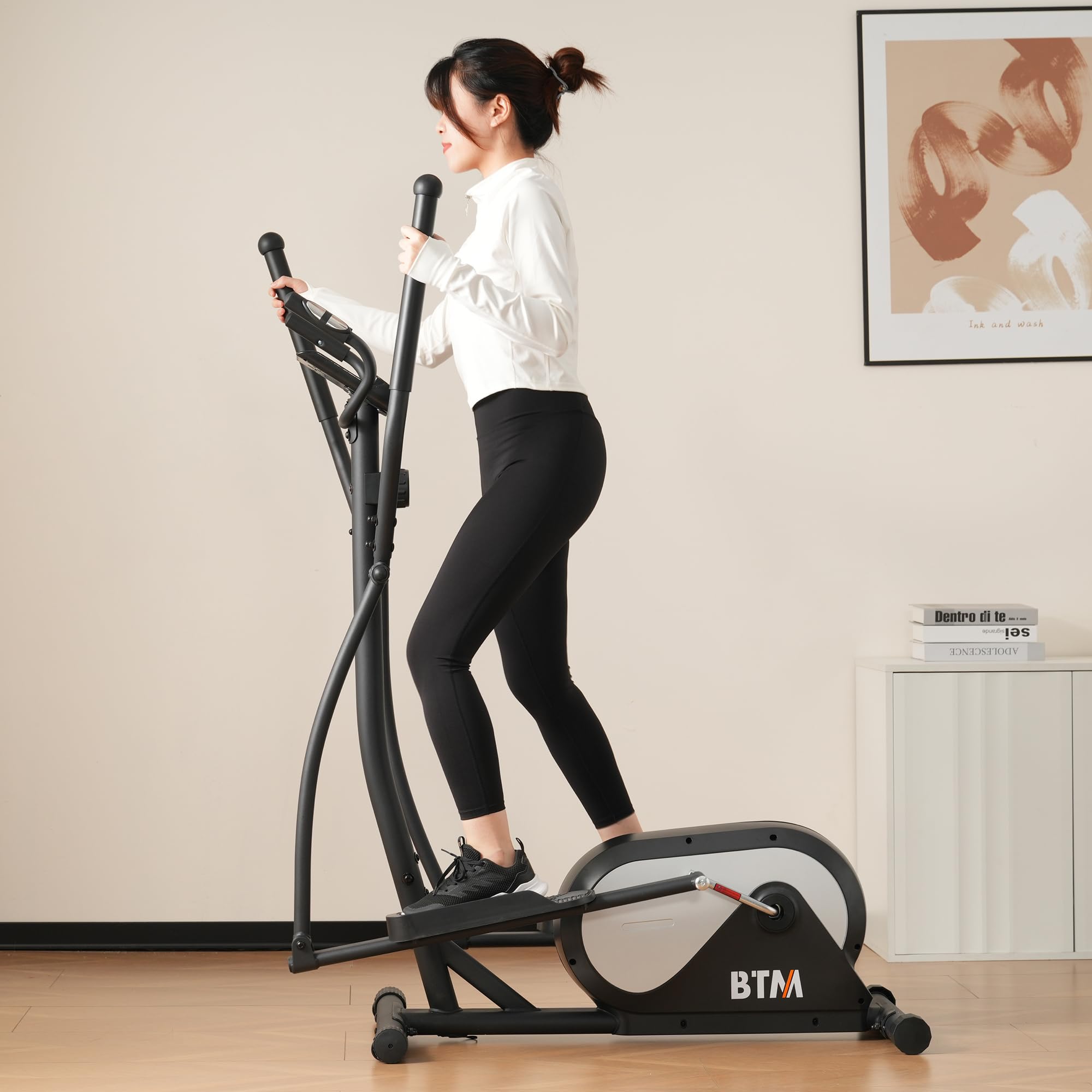 Amazon.co.jp: BTM クロストレーナー 家庭用 電源不要 8段階負荷調節