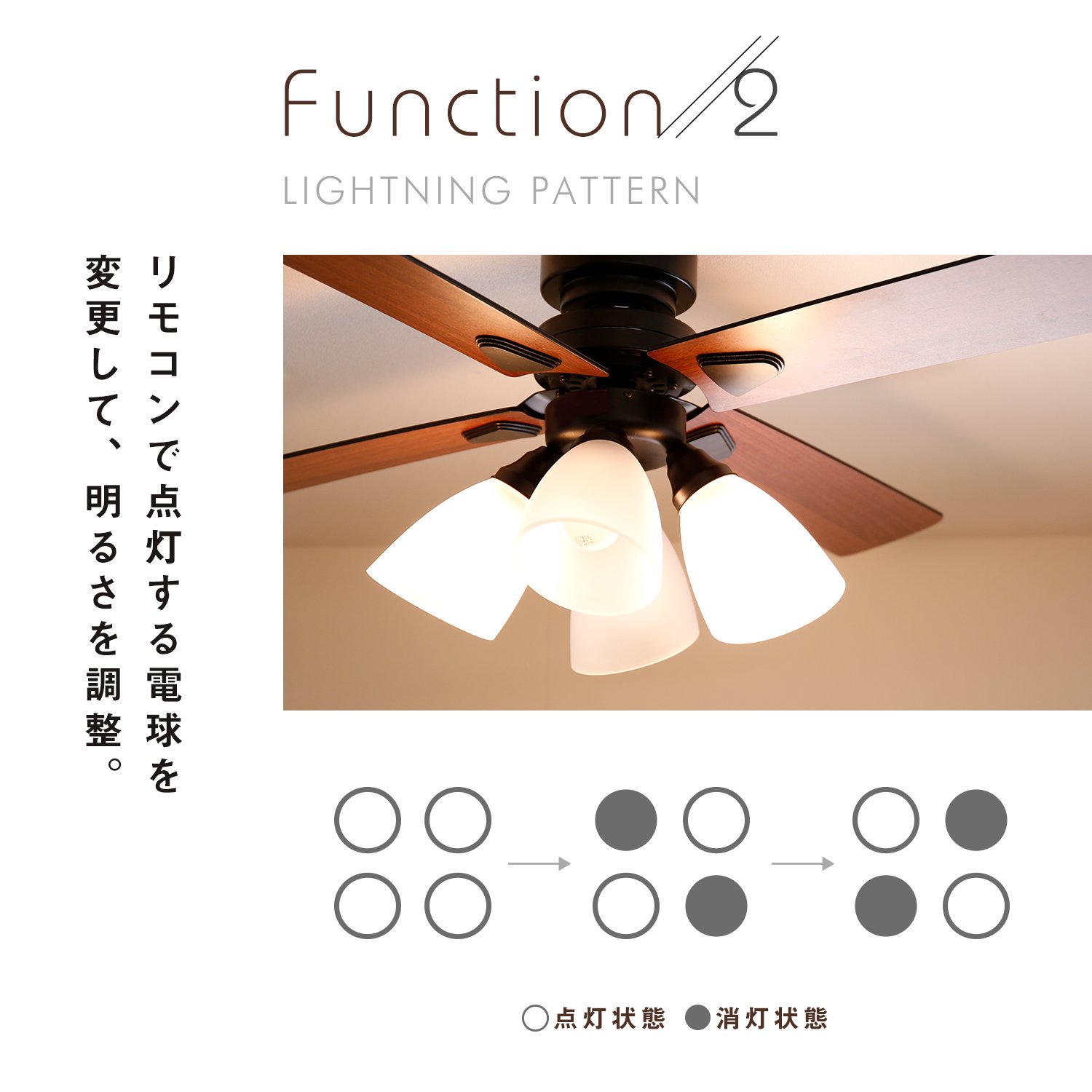 Amazon.co.jp : LOWYA ロウヤ 照明 シーリングファンライト シーリング