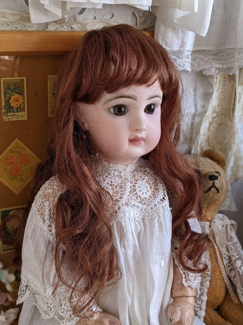 アンティークビスクドール用モヘアウィッグ(サイズ11) アンティーク