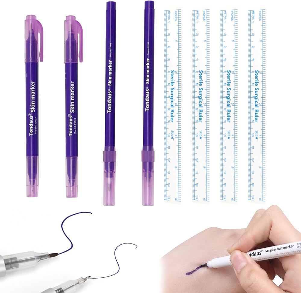 Amazon.co.jp: Doyeemei スキンマーカーペン タトゥーペン 4個入 0.5mm