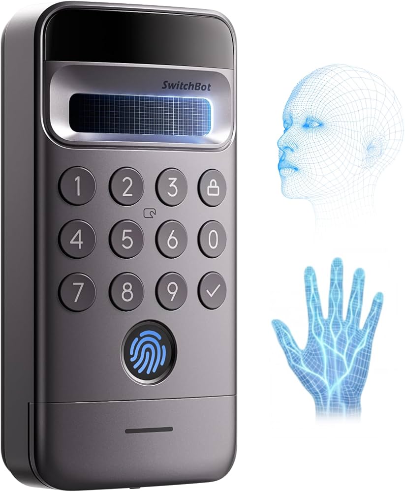 Amazon | SwitchBot 顔認証パッドPro 手のひら静脈認証 指紋認証