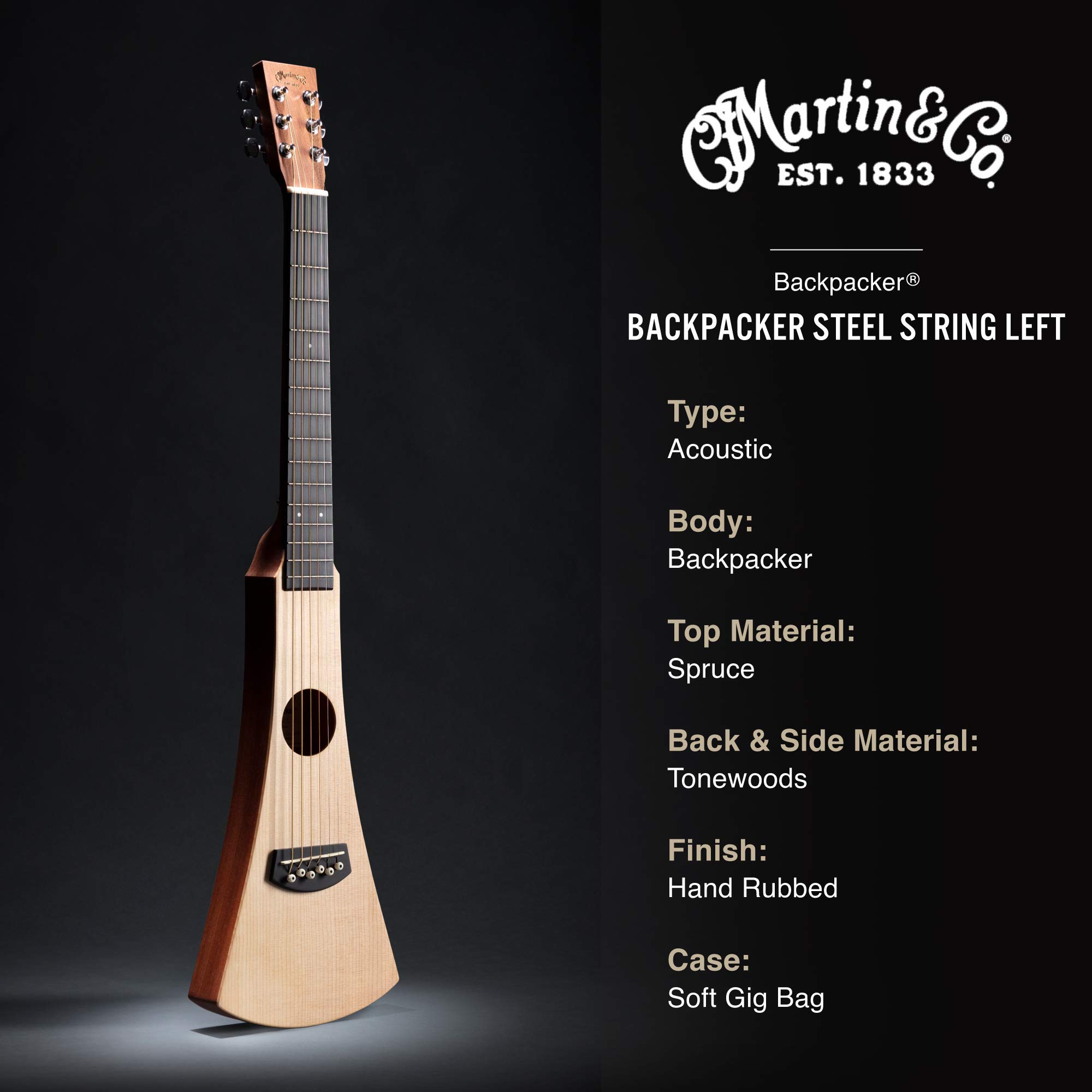 Amazon | Martin レフティバックパッカー Backpacker Steel String