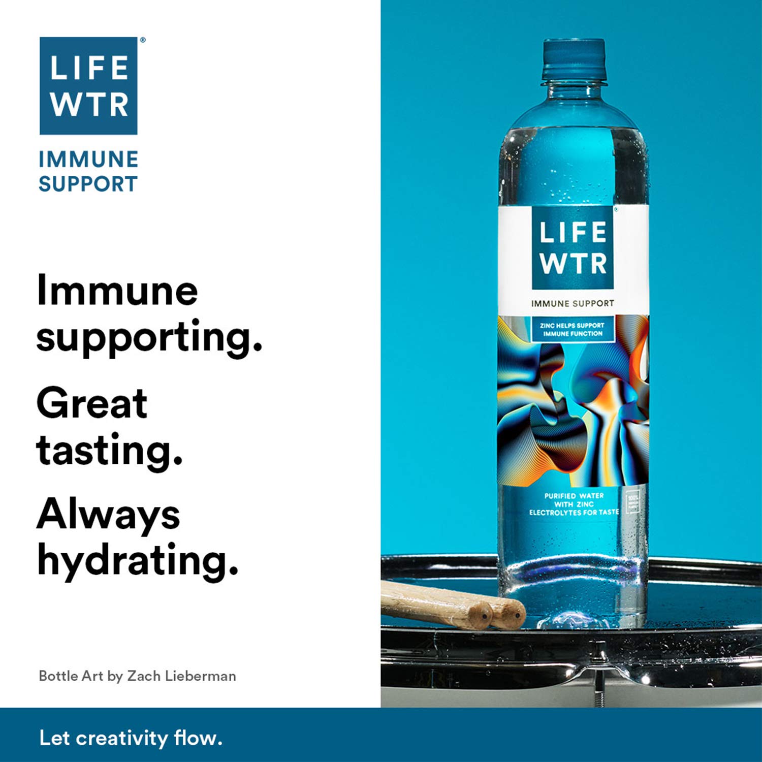 Amazon.com: LIFEWTR Premium Purified Immune Support Water with