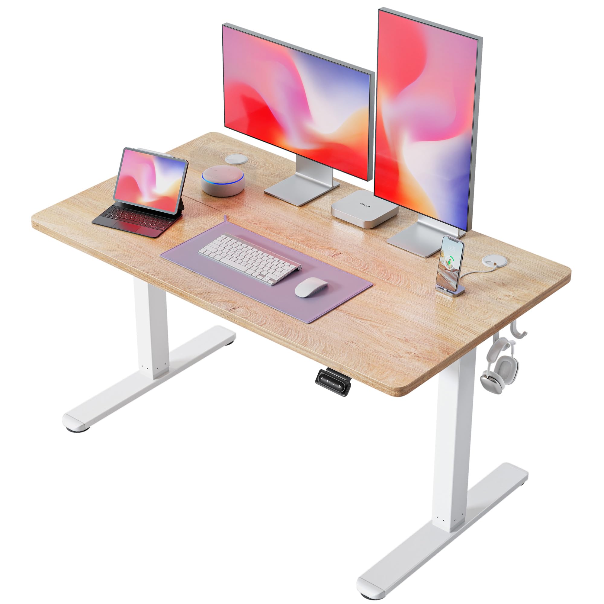 Amazon | Cubicubi 昇降デスク 電動 昇降式デスク スタンディング