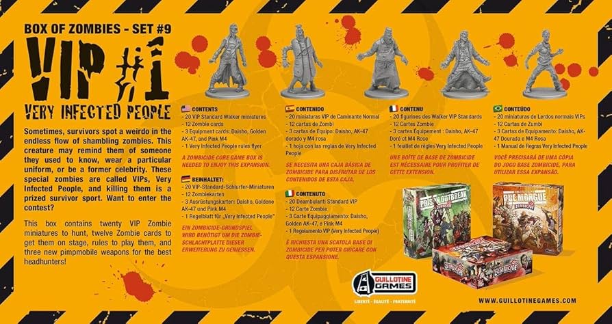 Amazon.com: CMON Zombicide: Box of Zombies – Set #9: VIP #1 Very